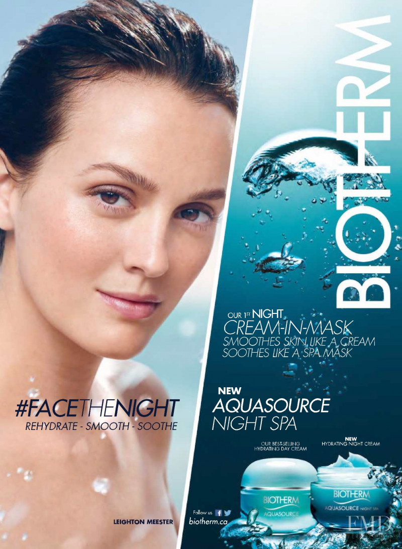 Biotherm advertisement for Autumn/Winter 2015