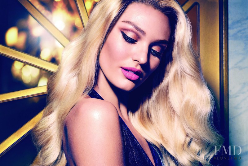 Candice Swanepoel featured in  the Max Factor advertisement for Spring/Summer 2015