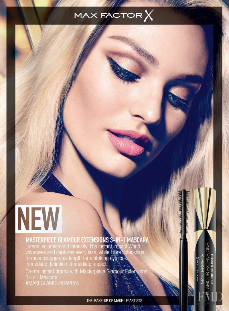 Max Factor advertisement for Spring/Summer 2015