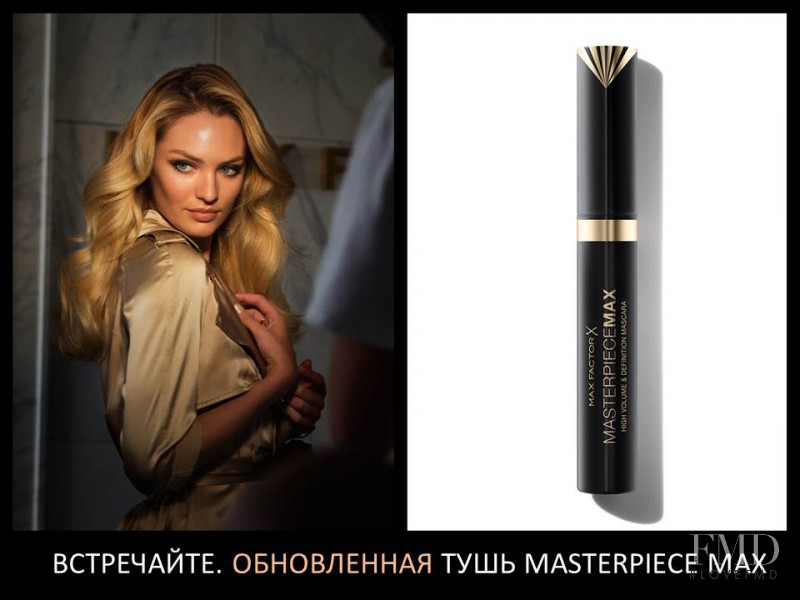 Candice Swanepoel featured in  the Max Factor advertisement for Spring/Summer 2015