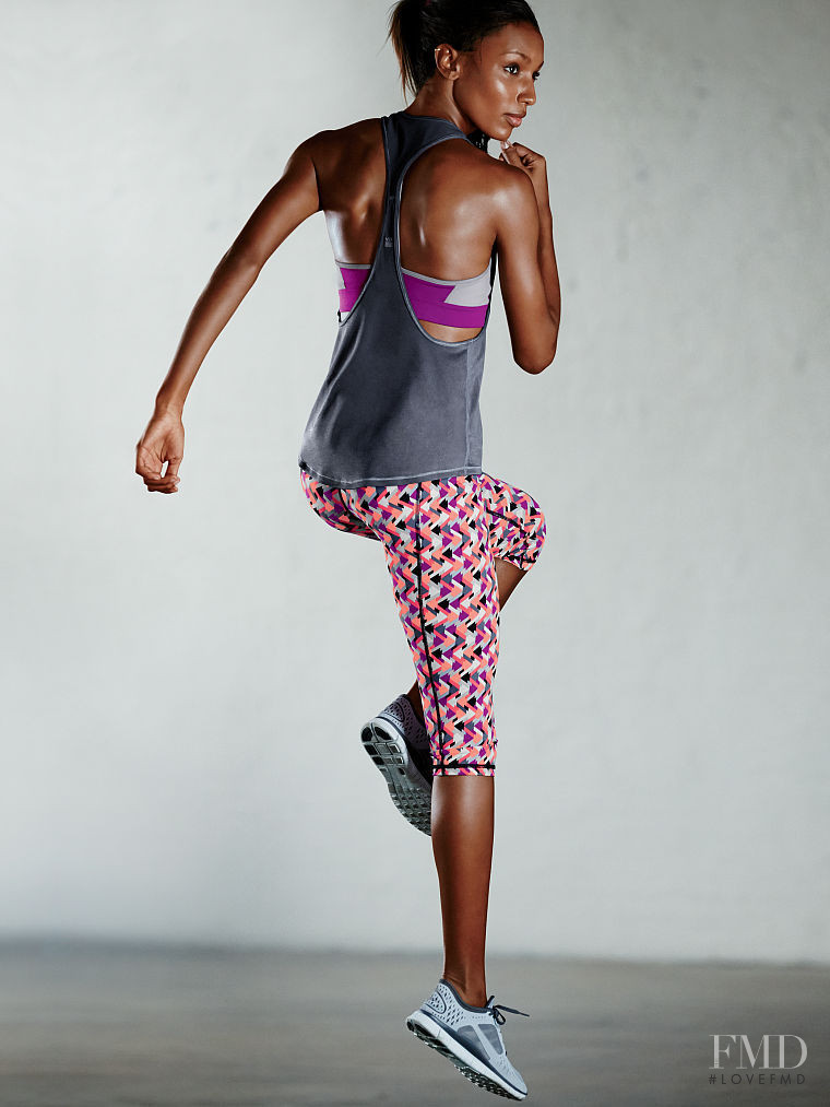 Jasmine Tookes featured in  the Victoria\'s Secret VSX catalogue for Spring/Summer 2015