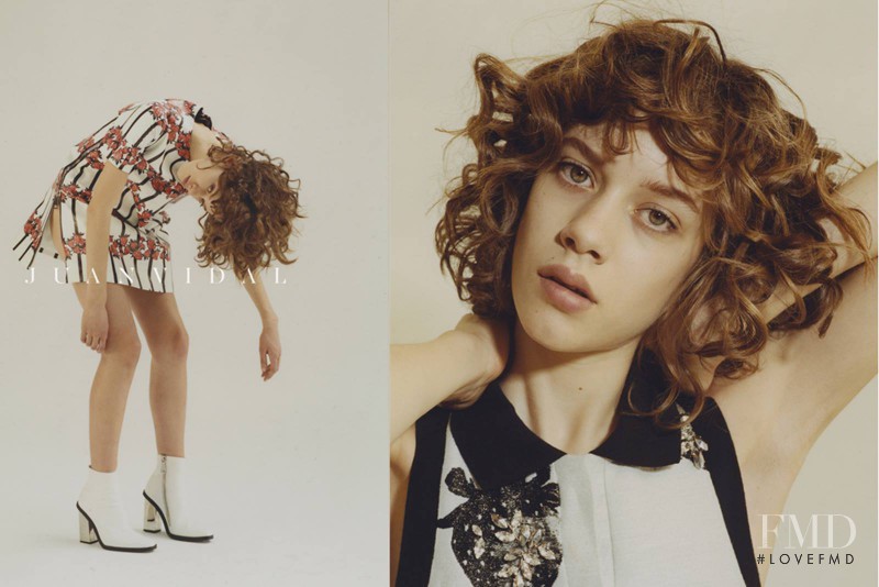 Sigrid Vieira featured in  the Juan Vidal advertisement for Spring/Summer 2015