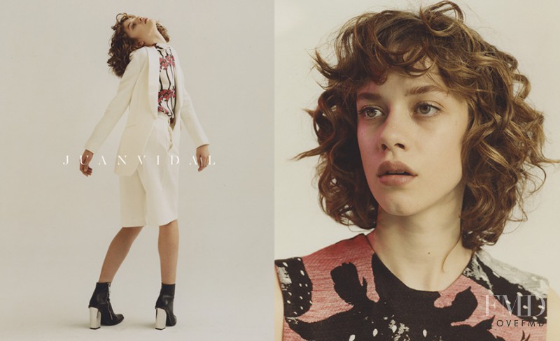 Sigrid Vieira featured in  the Juan Vidal advertisement for Spring/Summer 2015