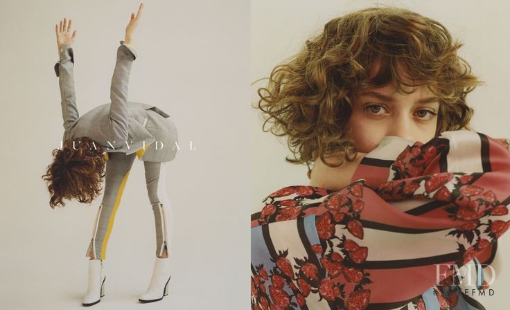 Sigrid Vieira featured in  the Juan Vidal advertisement for Spring/Summer 2015