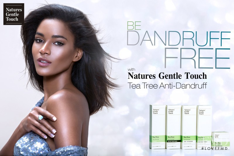 Leila Lopes featured in  the Natures Gentle Touch advertisement for Spring/Summer 2016