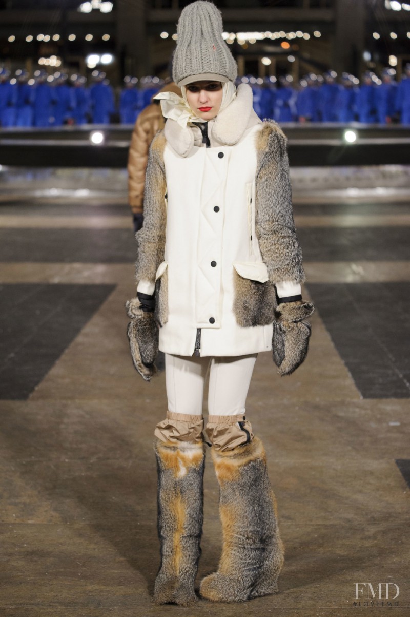 Vera Vavrova featured in  the Moncler Grenoble fashion show for Autumn/Winter 2016