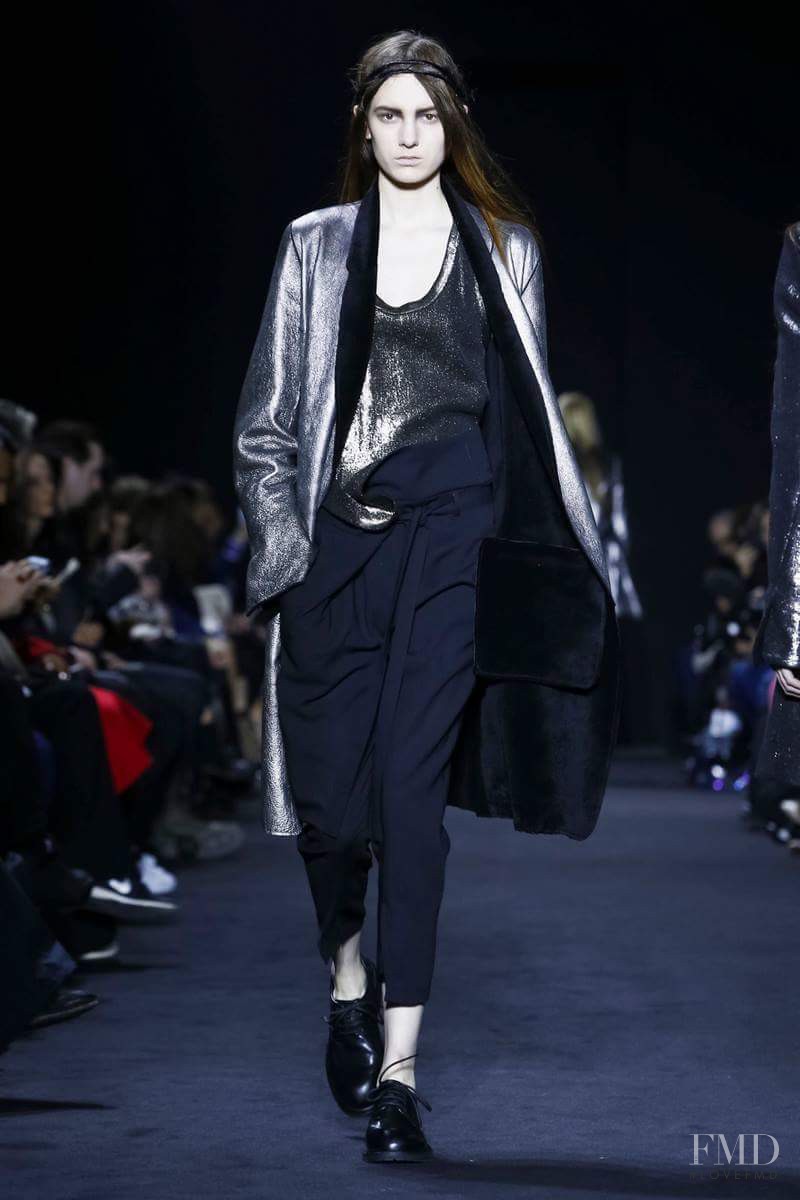 Cam Kerekes featured in  the Ann Demeulemeester fashion show for Autumn/Winter 2016