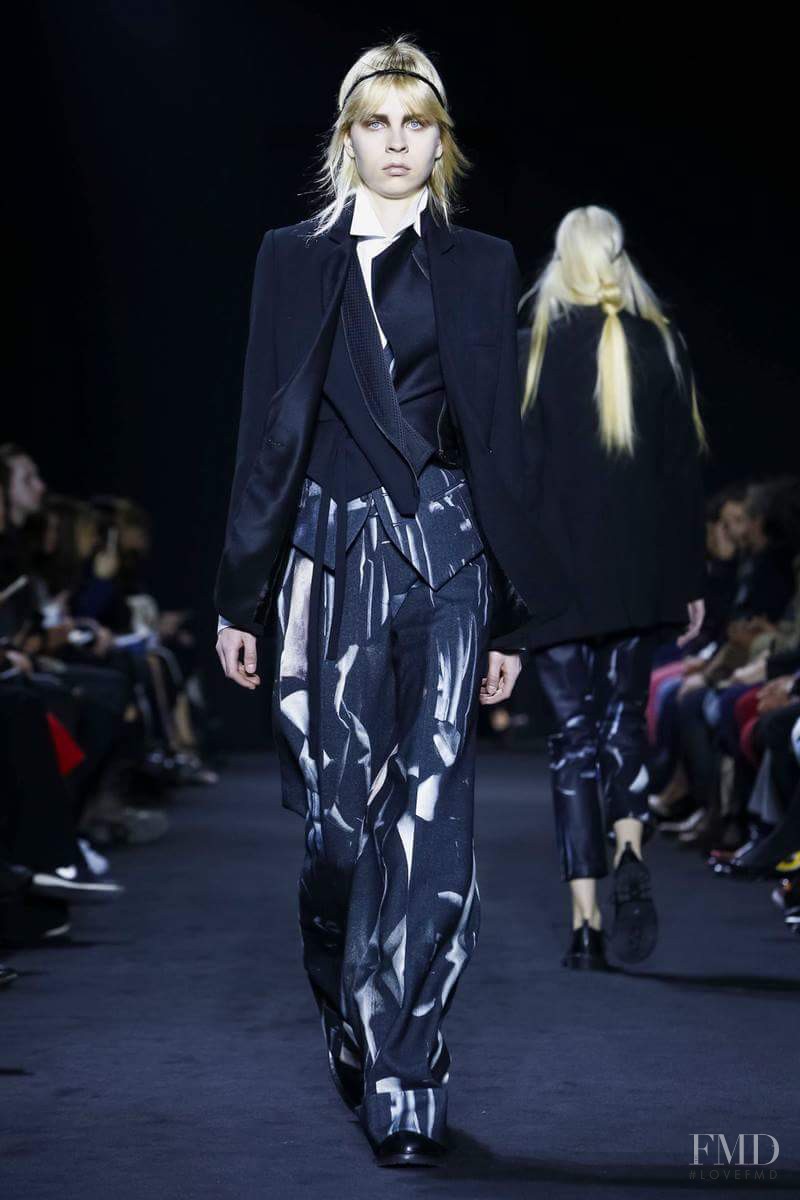 Willy Morsch featured in  the Ann Demeulemeester fashion show for Autumn/Winter 2016