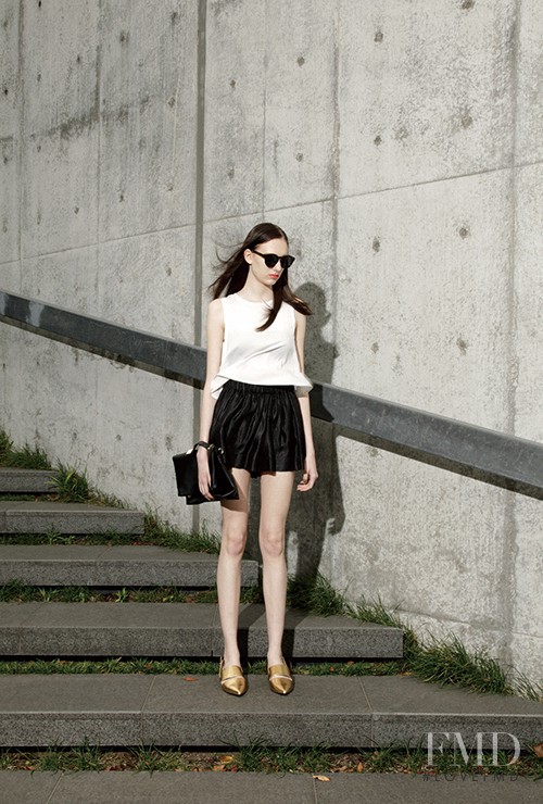 Cam Kerekes featured in  the Murua lookbook for Spring/Summer 2015