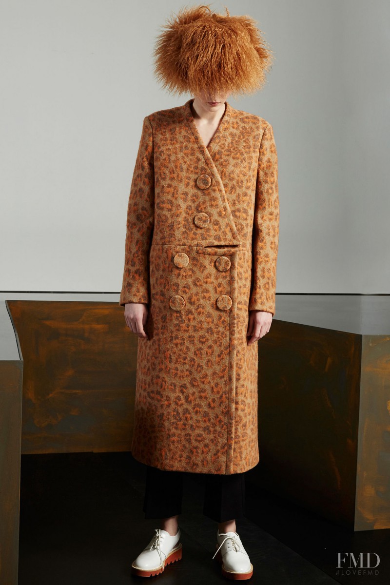 Katlin Aas featured in  the Stella McCartney fashion show for Pre-Fall 2015