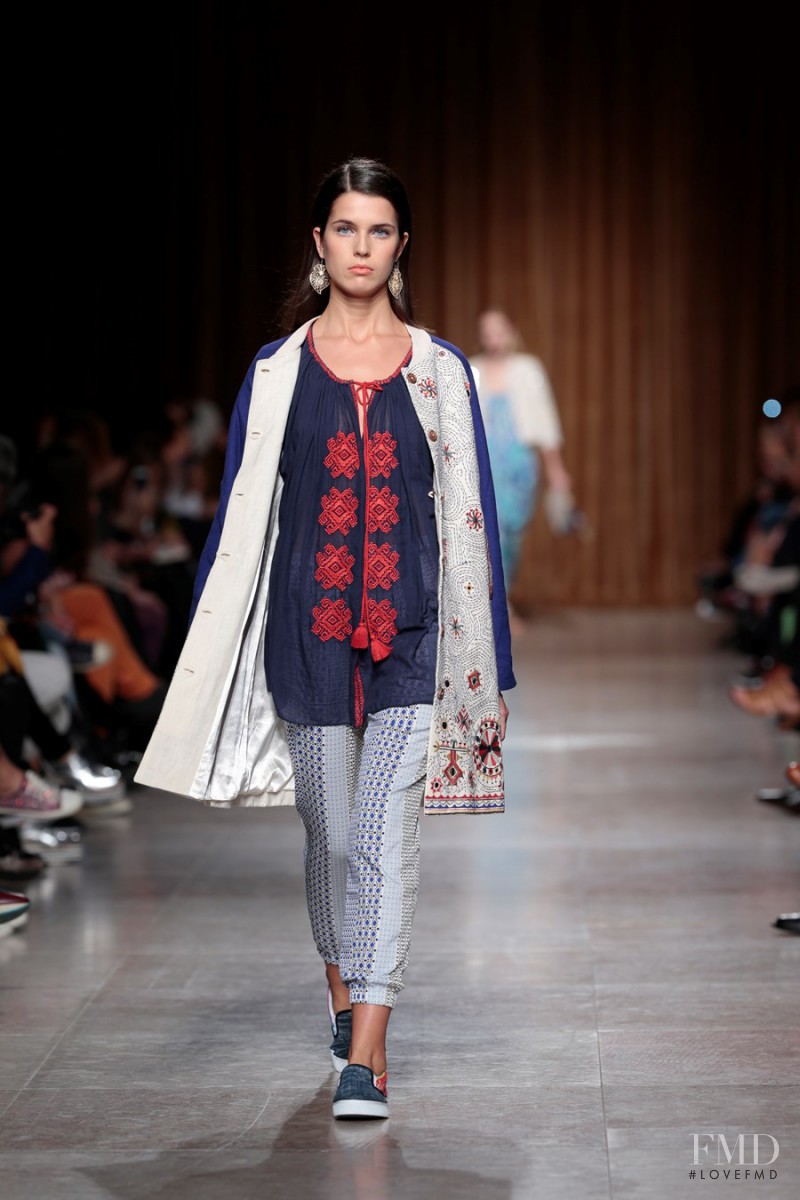 Carolina Capitao featured in  the Christophe Sauvat fashion show for Spring/Summer 2015