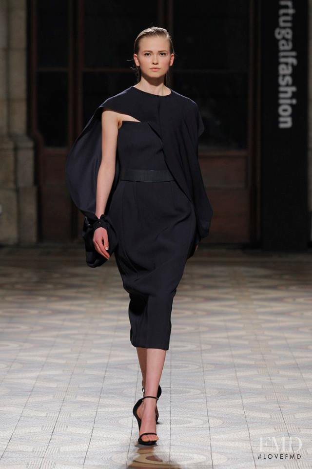 Daniela Hanganu featured in  the Diogo Miranda fashion show for Autumn/Winter 2015