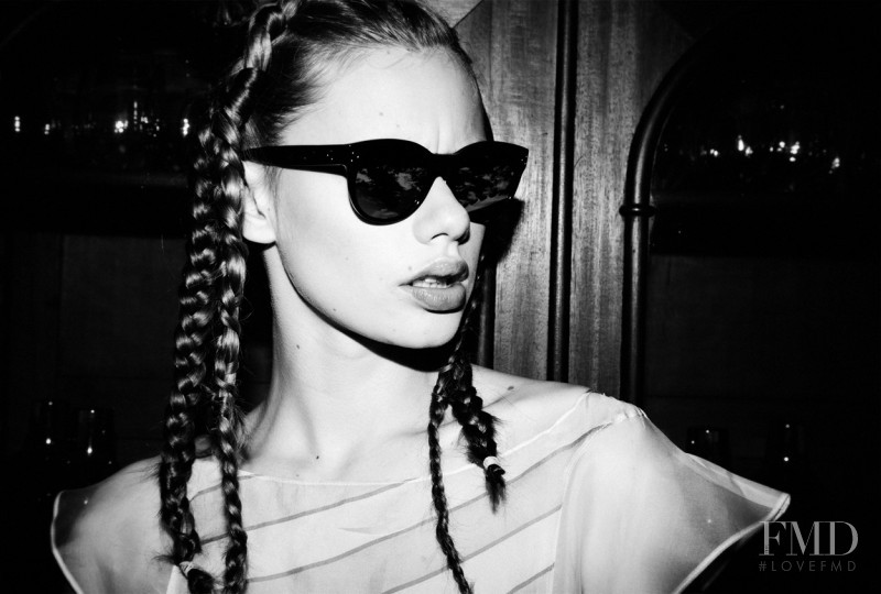 Lien Vieira featured in  the Zakary Le Stele advertisement for Spring/Summer 2013