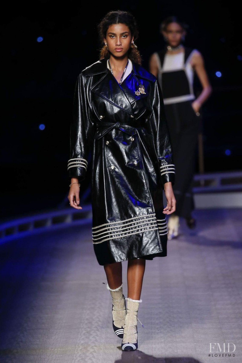 Imaan Hammam featured in  the Tommy Hilfiger fashion show for Autumn/Winter 2016