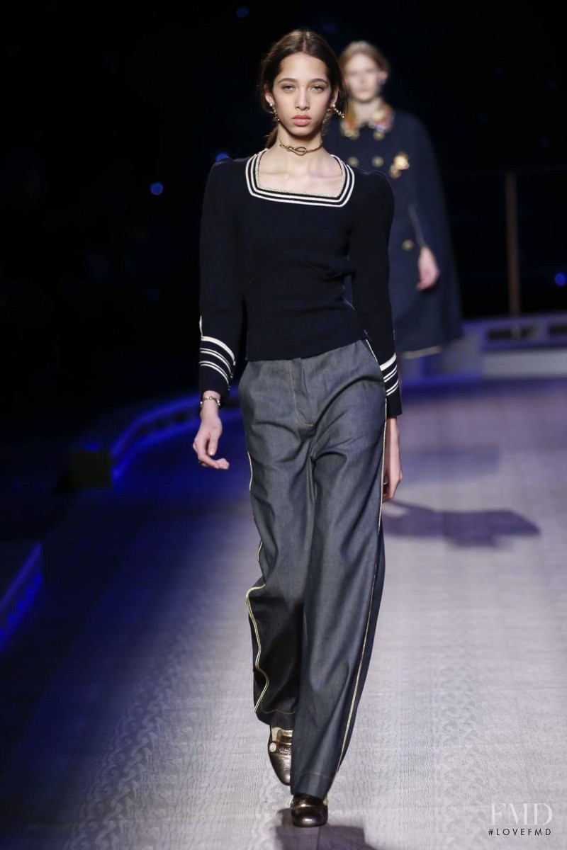 Yasmin Wijnaldum featured in  the Tommy Hilfiger fashion show for Autumn/Winter 2016