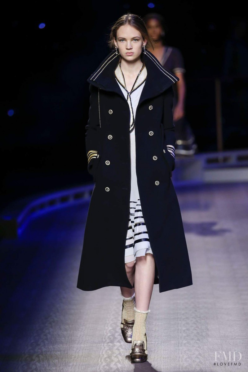 Adrienne Juliger featured in  the Tommy Hilfiger fashion show for Autumn/Winter 2016