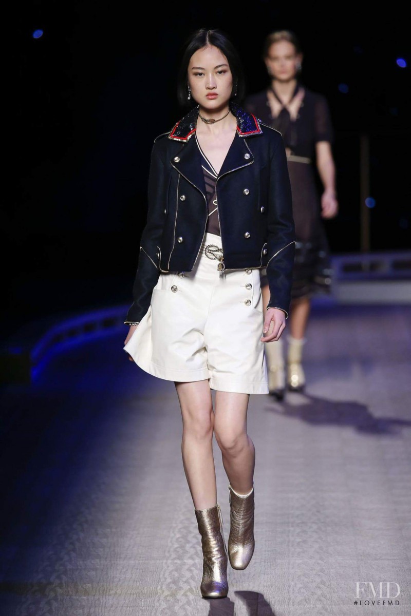 Jing Wen featured in  the Tommy Hilfiger fashion show for Autumn/Winter 2016