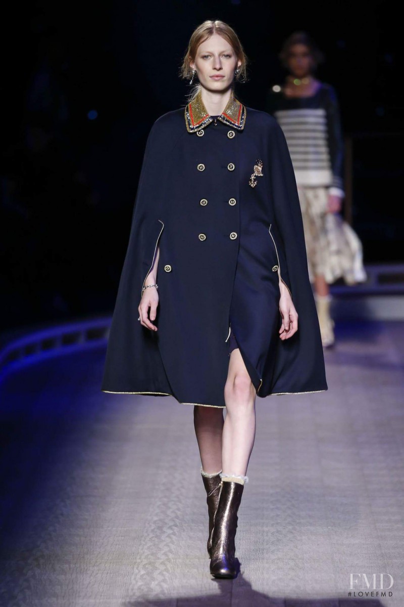 Julia Nobis featured in  the Tommy Hilfiger fashion show for Autumn/Winter 2016