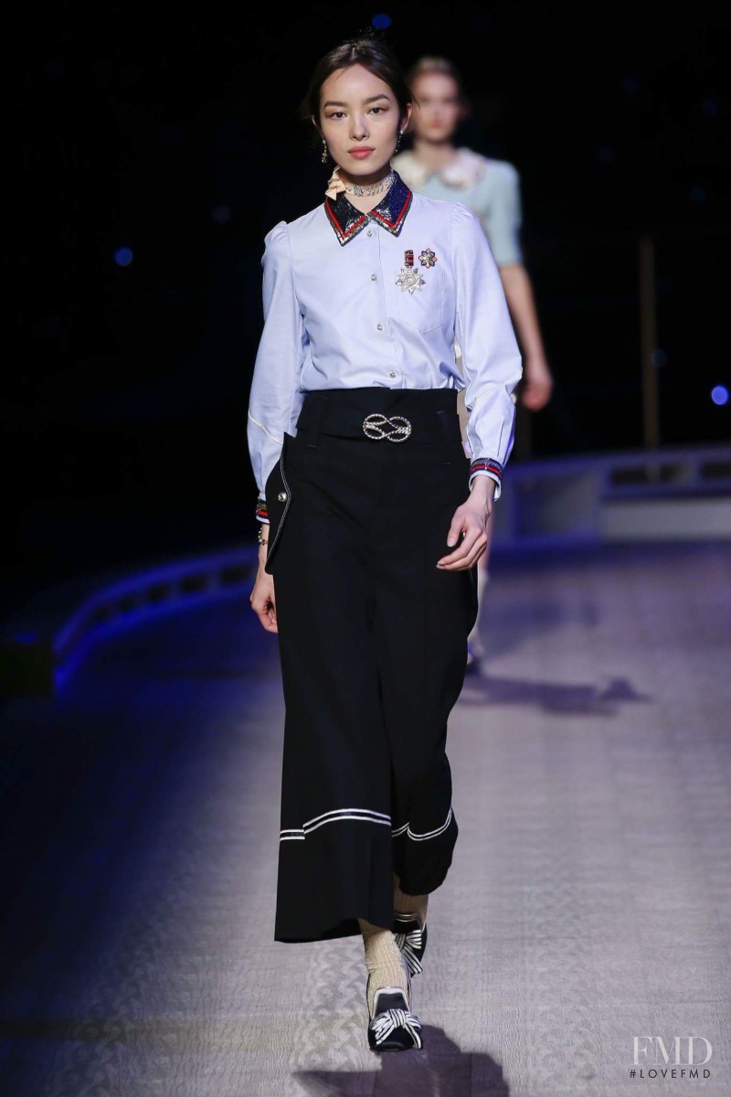 Fei Fei Sun featured in  the Tommy Hilfiger fashion show for Autumn/Winter 2016