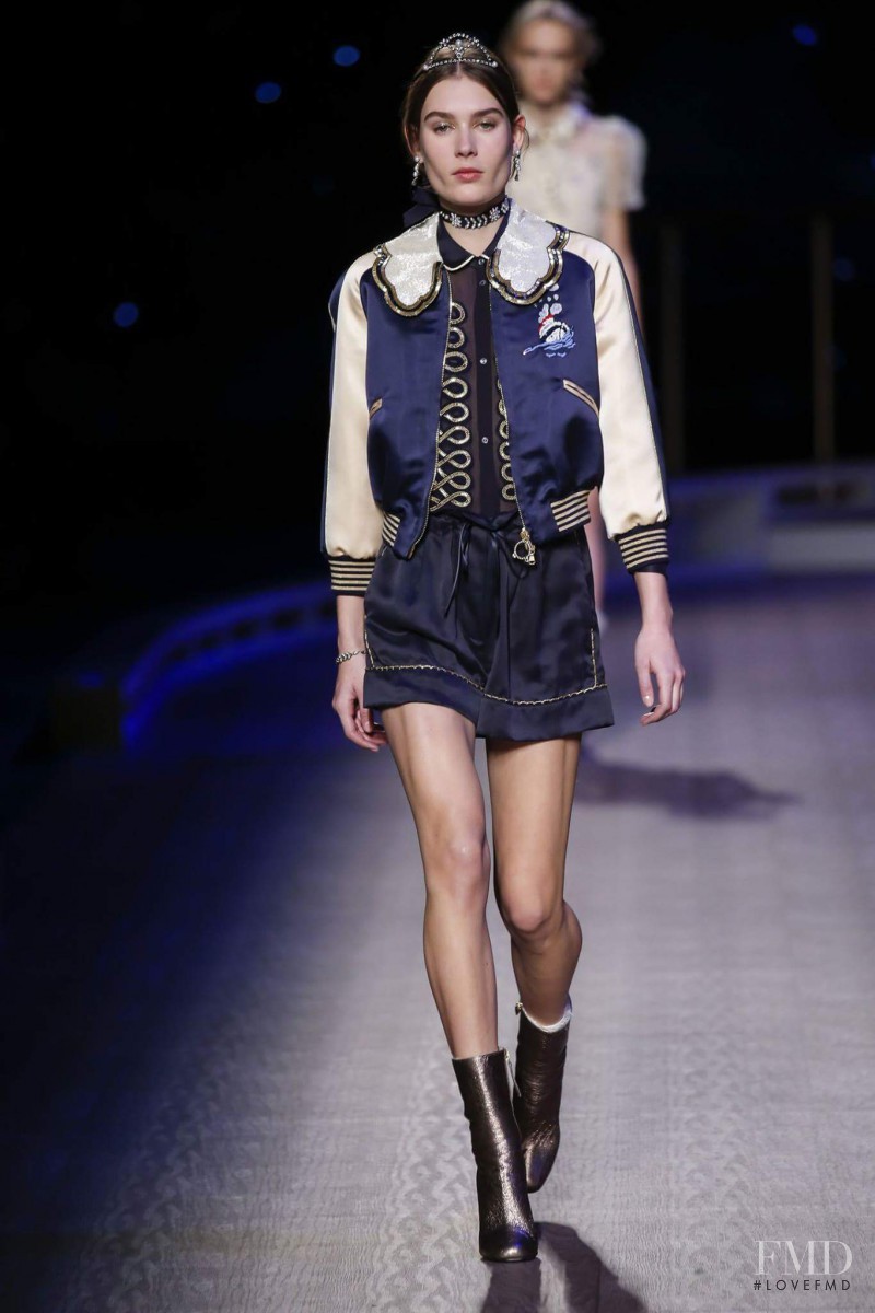 Vera Van Erp featured in  the Tommy Hilfiger fashion show for Autumn/Winter 2016
