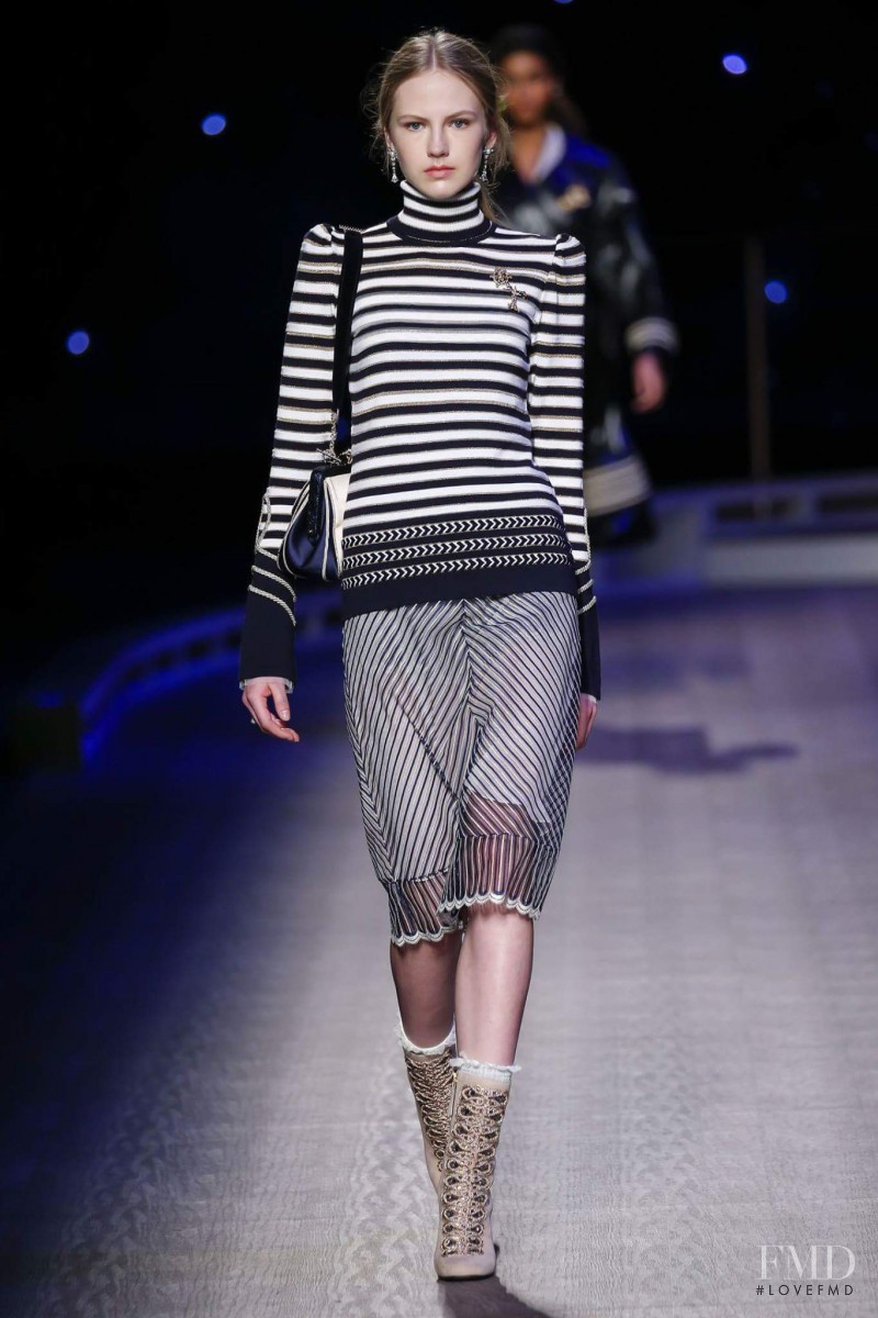 Paula Galecka featured in  the Tommy Hilfiger fashion show for Autumn/Winter 2016