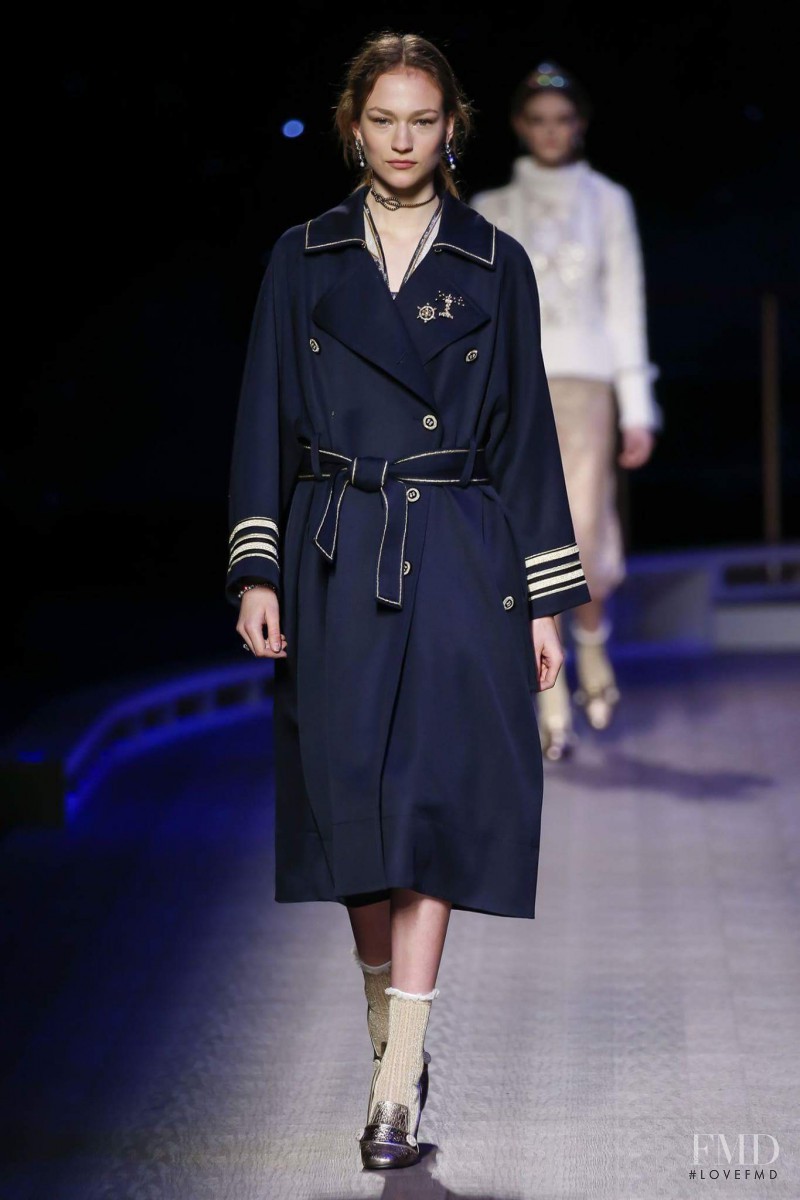 Sophia Ahrens featured in  the Tommy Hilfiger fashion show for Autumn/Winter 2016