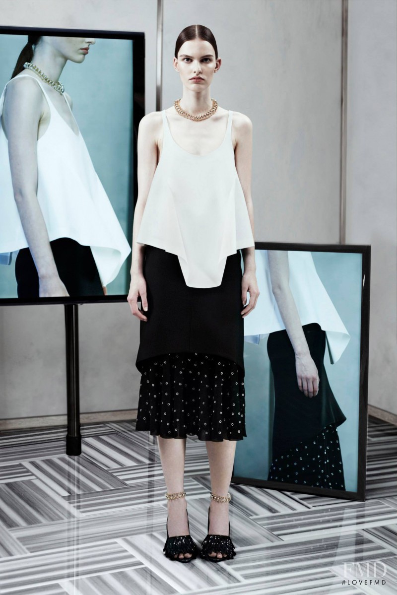Lisa Verberght featured in  the Balenciaga fashion show for Resort 2014