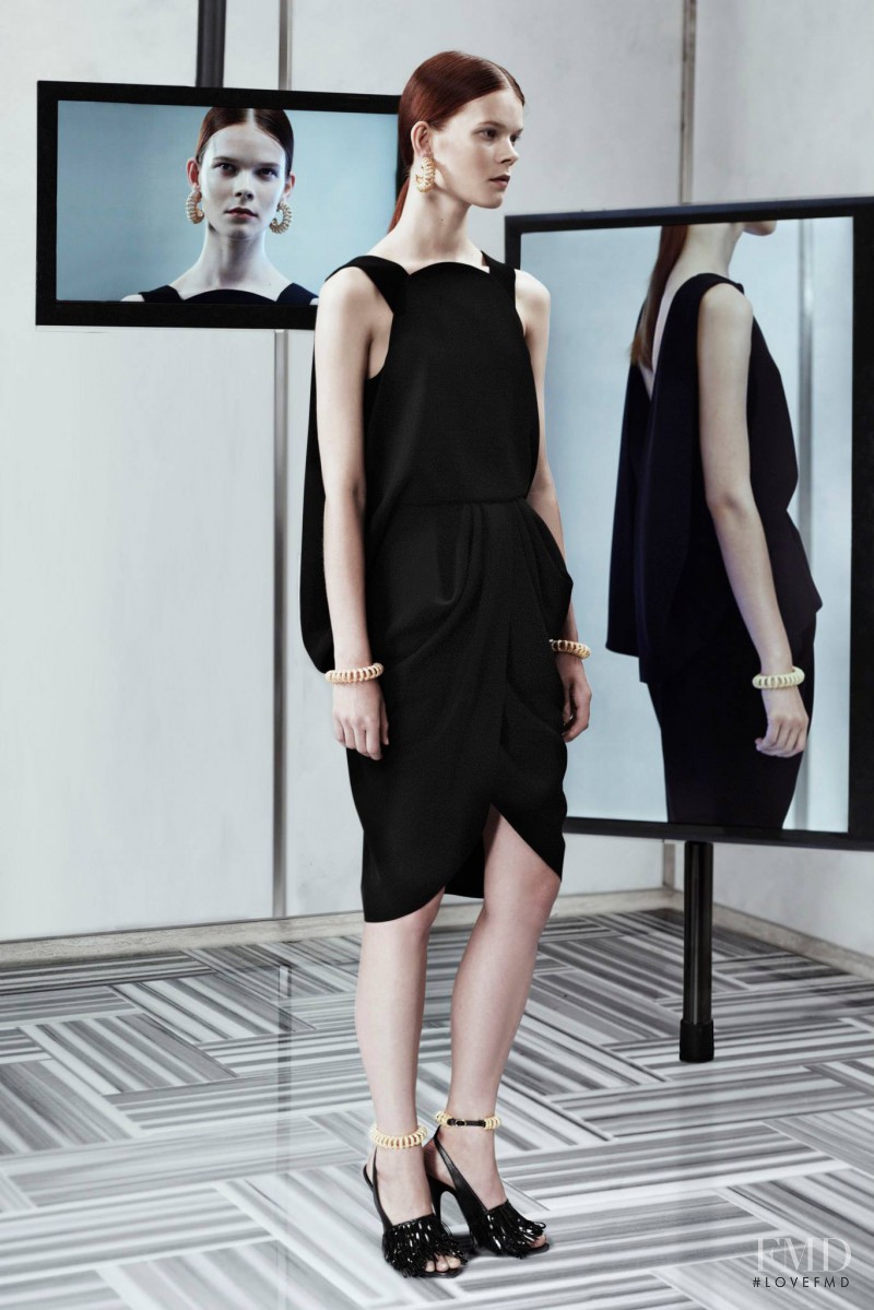 Irina Kravchenko featured in  the Balenciaga fashion show for Resort 2014