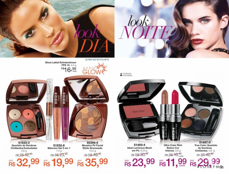 Sara Sampaio featured in  the AVON Femme Fatal catalogue for Autumn/Winter 2013