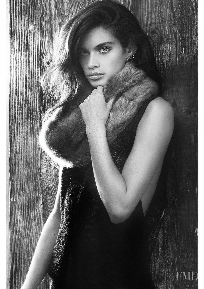 Sara Sampaio featured in  the Texture by Sunaj lookbook for Autumn/Winter 2015