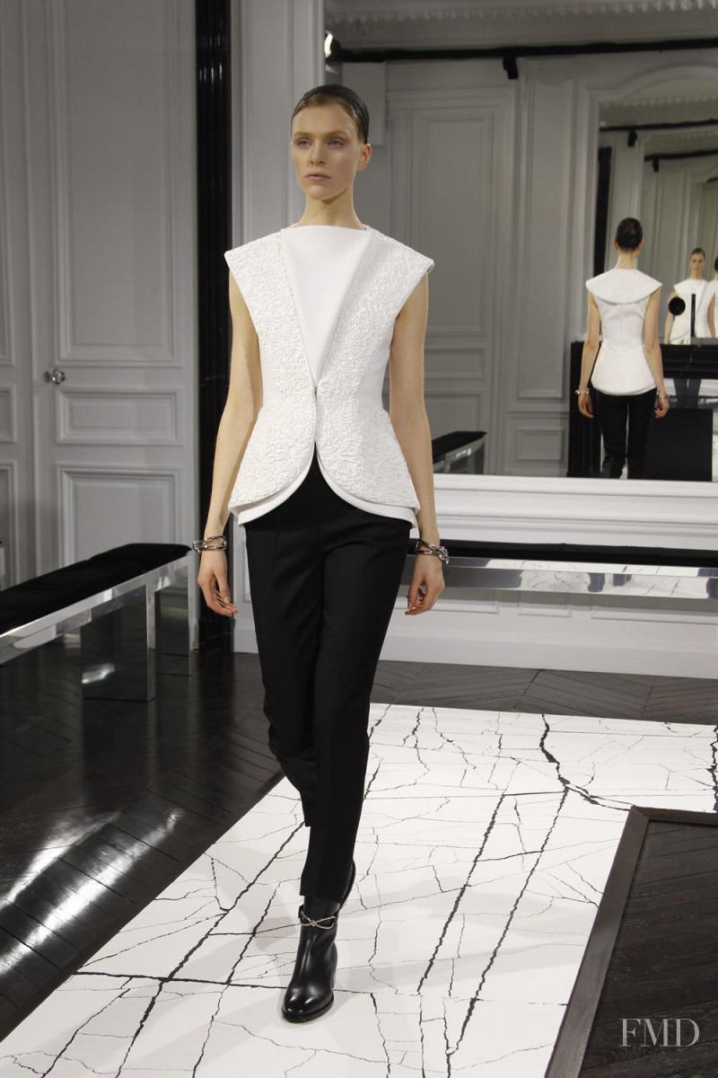 Hedvig Palm featured in  the Balenciaga fashion show for Autumn/Winter 2013
