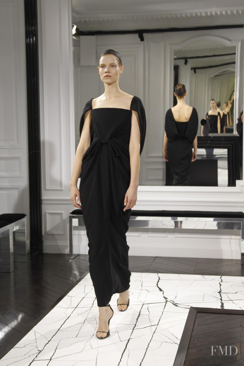 Suvi Koponen featured in  the Balenciaga fashion show for Autumn/Winter 2013