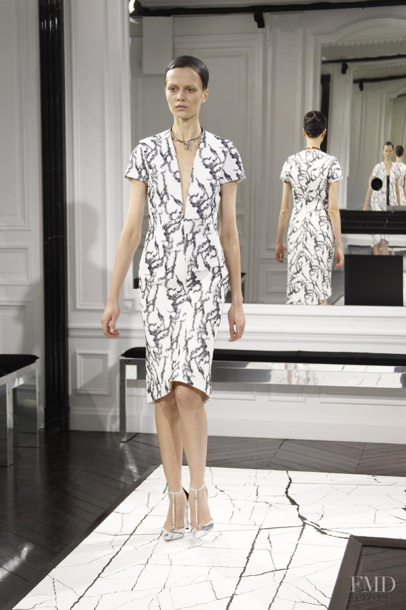 Marta Dyks featured in  the Balenciaga fashion show for Autumn/Winter 2013