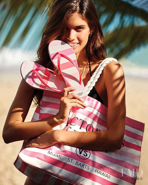 Sara Sampaio featured in  the Victoria\'s Secret Swim Swim catalogue for Spring/Summer 2016