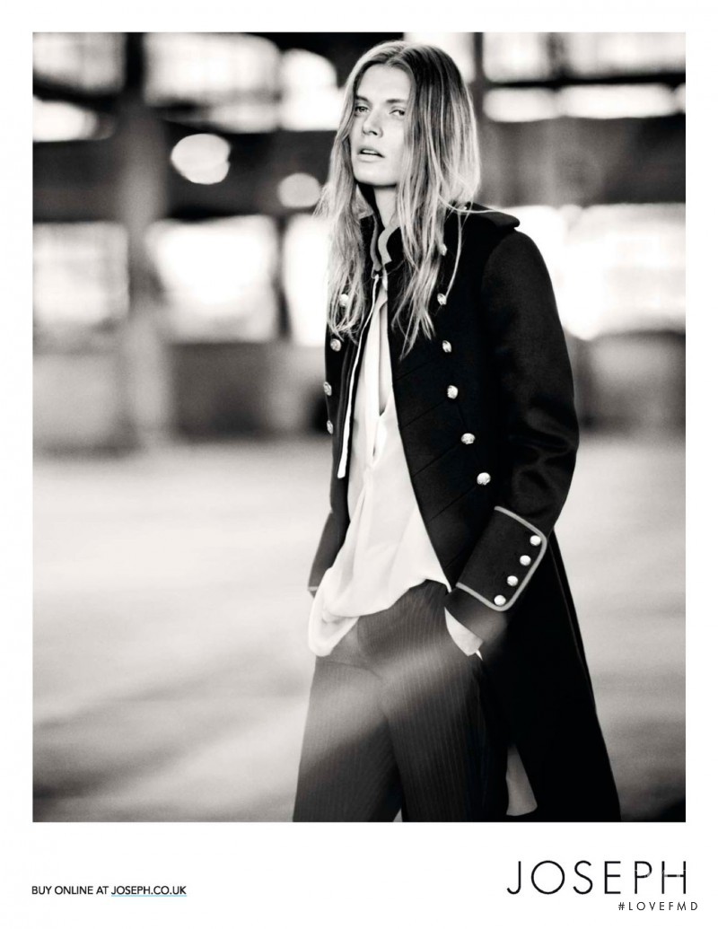 Malgosia Bela featured in  the Joseph advertisement for Spring/Summer 2013