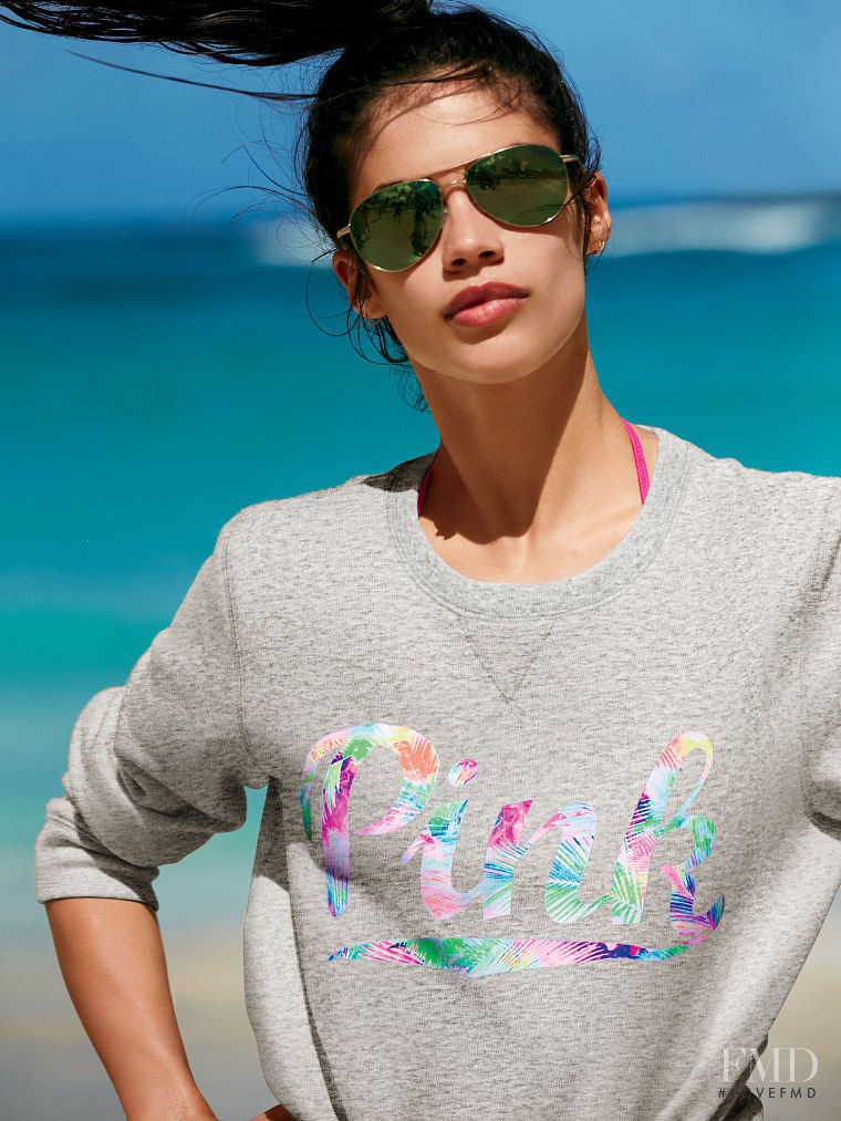 Sara Sampaio featured in  the Victoria\'s Secret PINK Swim catalogue for Spring/Summer 2015