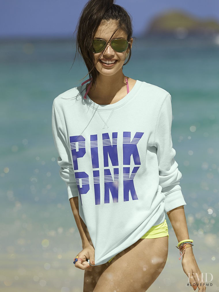 Sara Sampaio featured in  the Victoria\'s Secret PINK Swim catalogue for Spring/Summer 2015