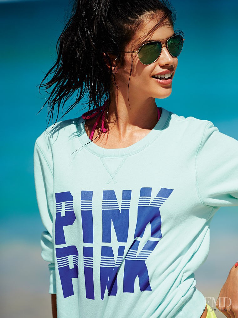 Sara Sampaio featured in  the Victoria\'s Secret PINK Swim catalogue for Spring/Summer 2015