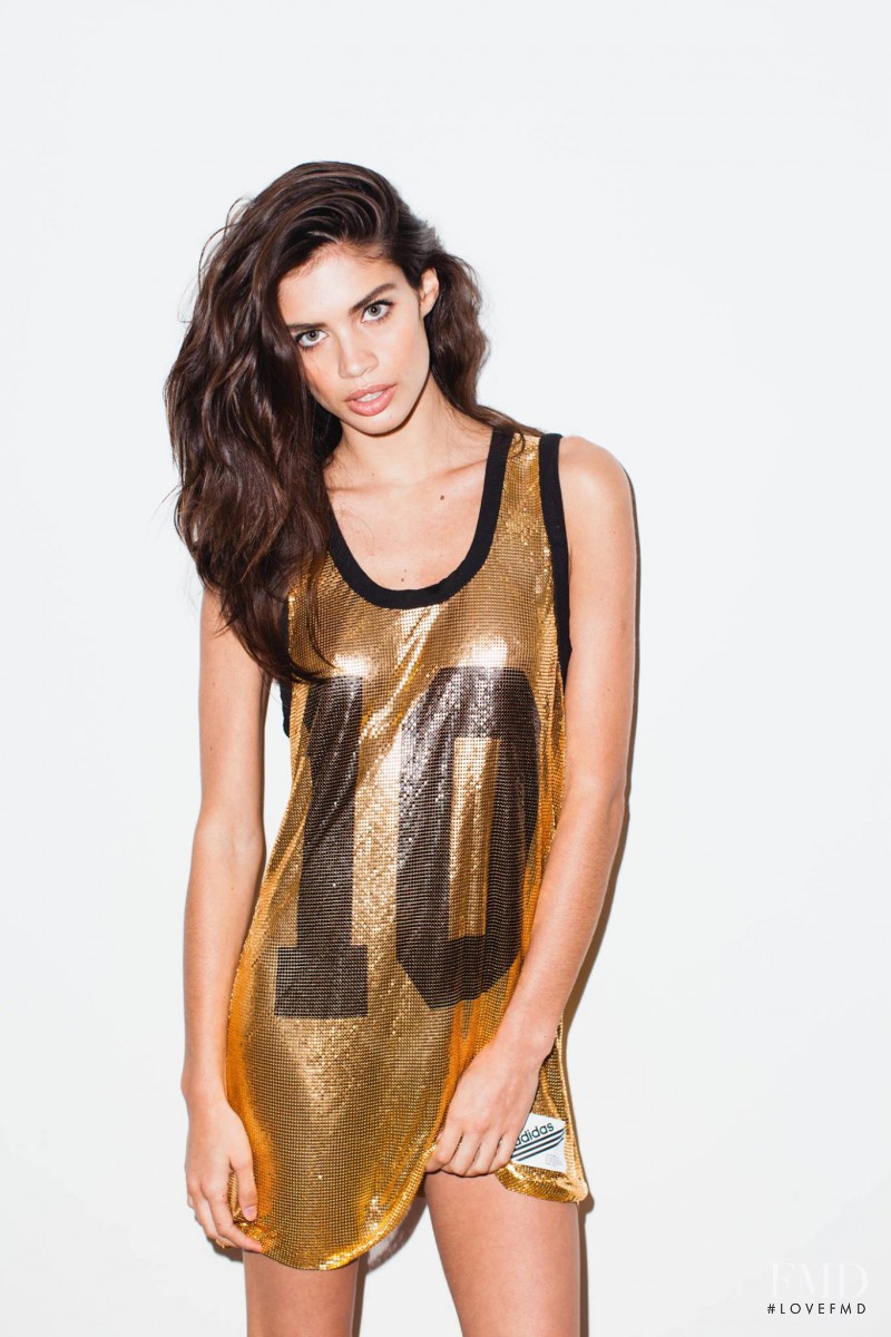 Sara Sampaio featured in  the Adidas Originals x Jeremy Scott advertisement for Autumn/Winter 2014