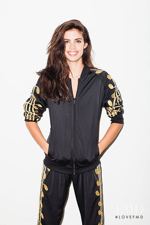 Sara Sampaio featured in  the Adidas Originals x Jeremy Scott advertisement for Autumn/Winter 2014