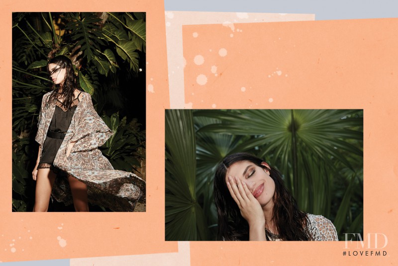 Sara Sampaio featured in  the Urban Outfitters Summer Nights catalogue for Summer 2014