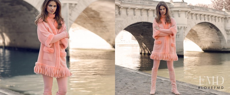 Sara Sampaio featured in  the Franck Namani advertisement for Autumn/Winter 2014