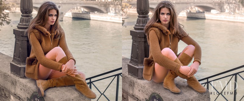 Sara Sampaio featured in  the Franck Namani advertisement for Autumn/Winter 2014