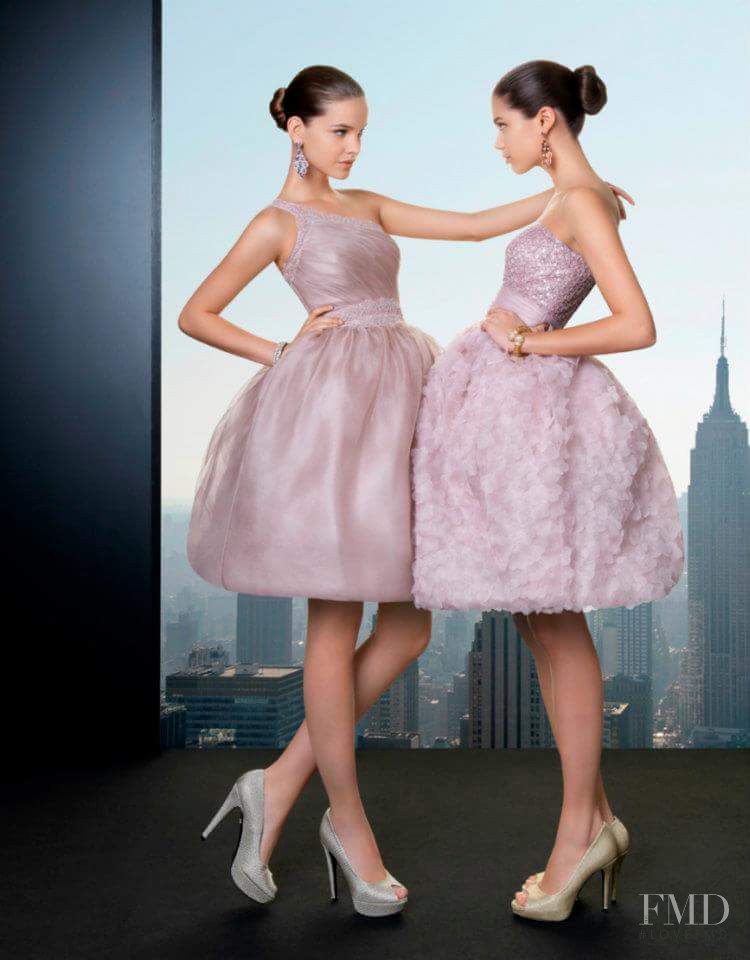 Barbara Palvin featured in  the Rosa Clara Cocktail Collection lookbook for Spring/Summer 2013