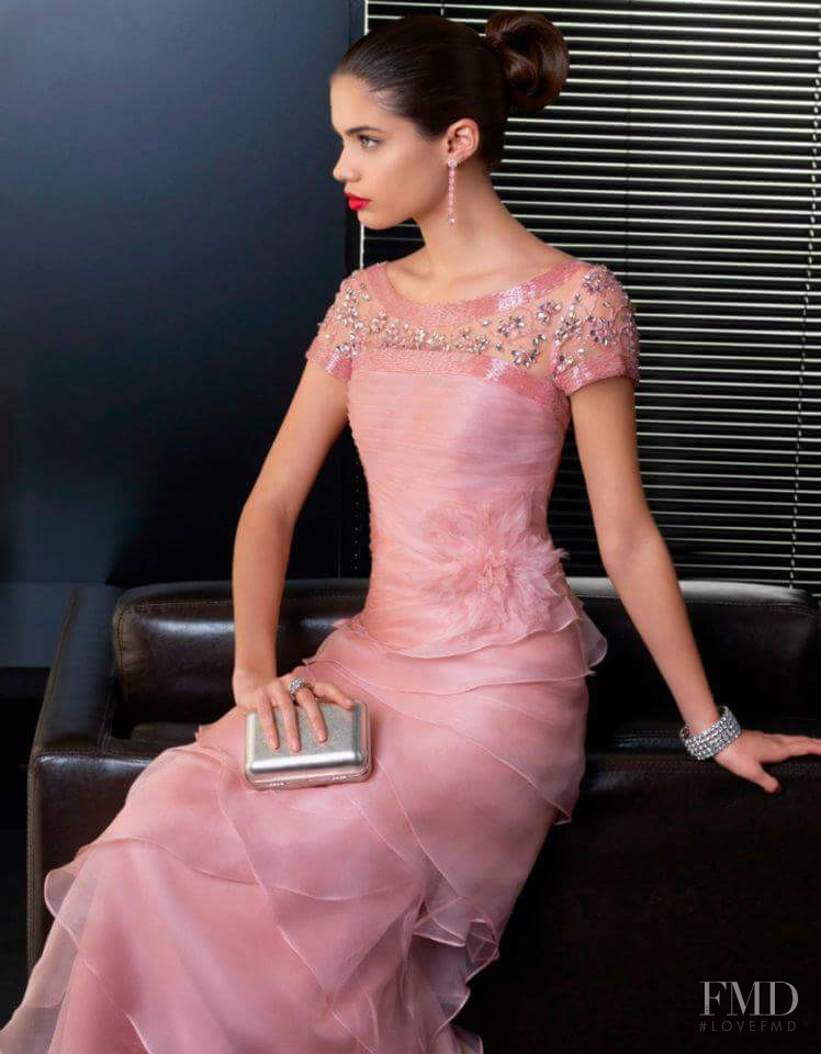 Sara Sampaio featured in  the Rosa Clara Cocktail Collection lookbook for Spring/Summer 2013