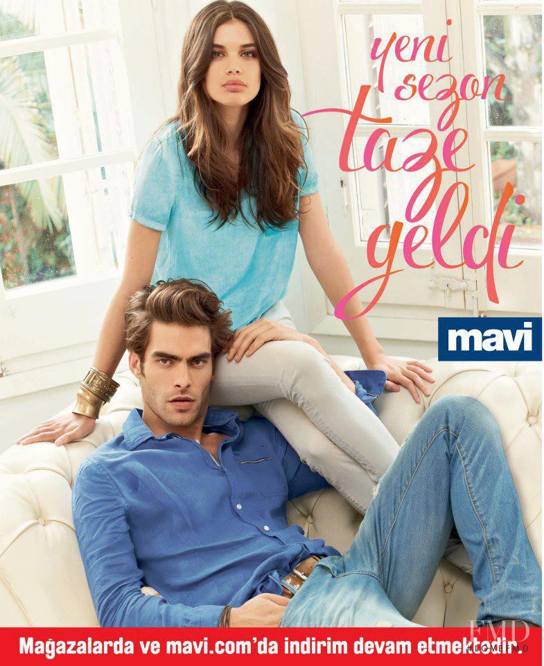 Sara Sampaio featured in  the Mavi advertisement for Spring/Summer 2013