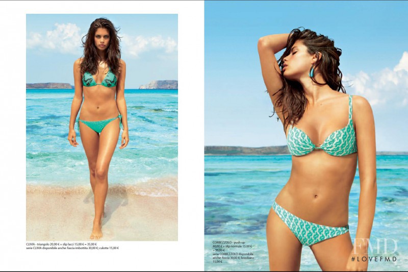 Sara Sampaio featured in  the Calzedonia lookbook for Spring/Summer 2012