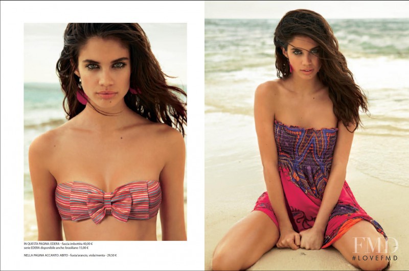 Sara Sampaio featured in  the Calzedonia lookbook for Spring/Summer 2012