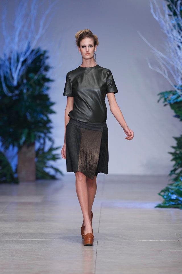 Patricia Muller featured in  the Ricardo Preto MEAM fashion show for Autumn/Winter 2012