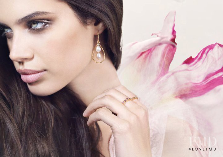 Sara Sampaio featured in  the Pandora lookbook for Spring/Summer 2011